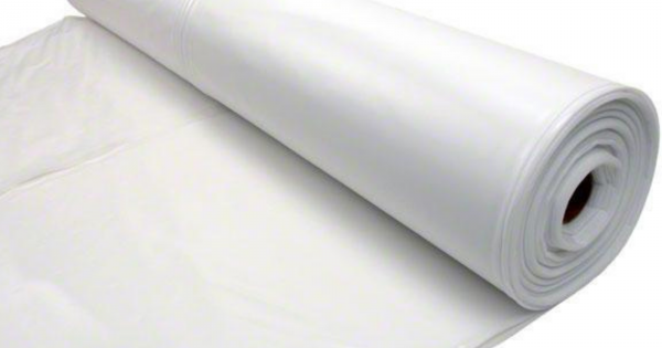 White Plastic Sheeting 6 10 Mil White Polyethylene Sheeting